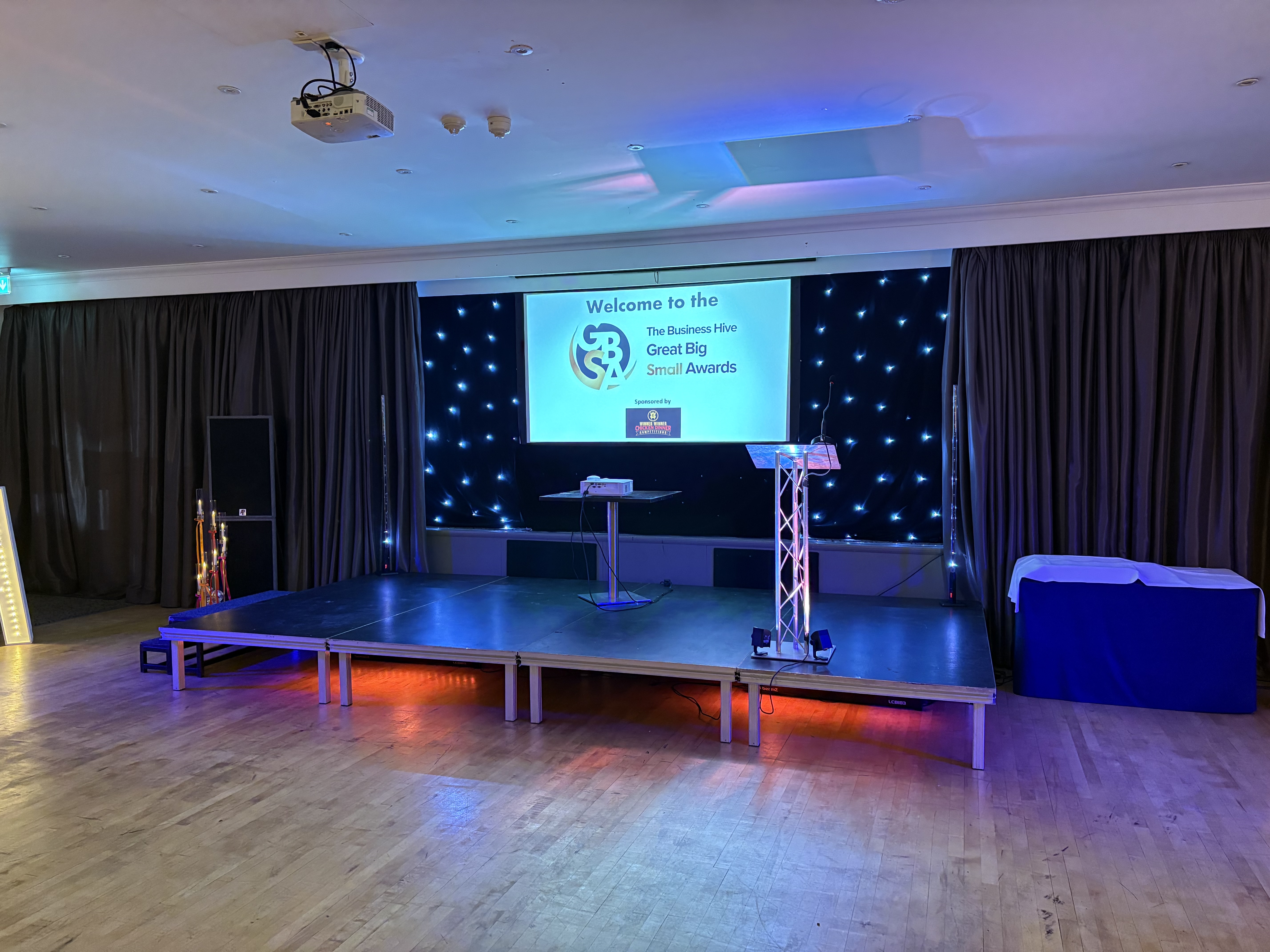 Live corporate awards event